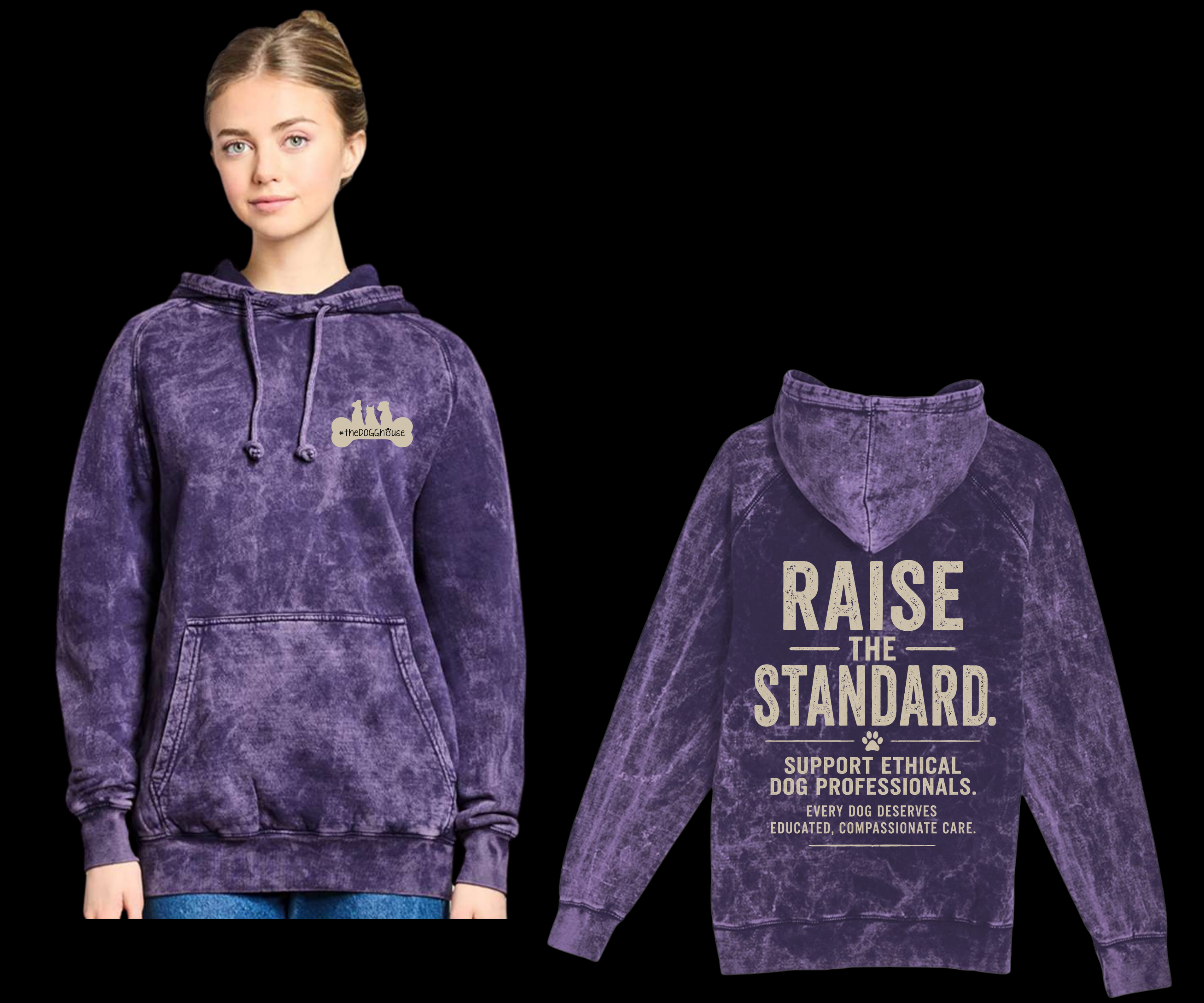 The DoggHouse Raise the Standard Vintage-Wash Hoodie
