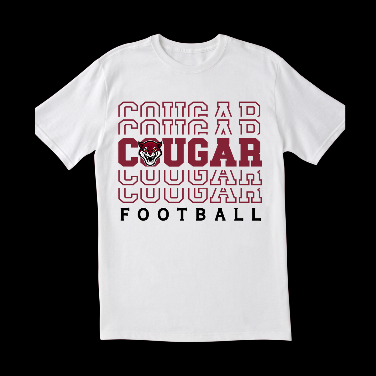 Cougar "Say my name" Tee | Football + Cheer