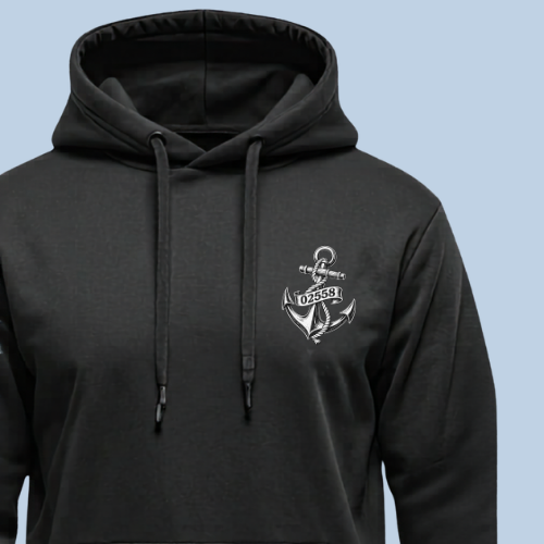 Pequod Lane Anchor Hoodie