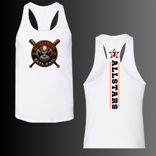 Middleboro 10U All-Stars Women's Racerback Tank
