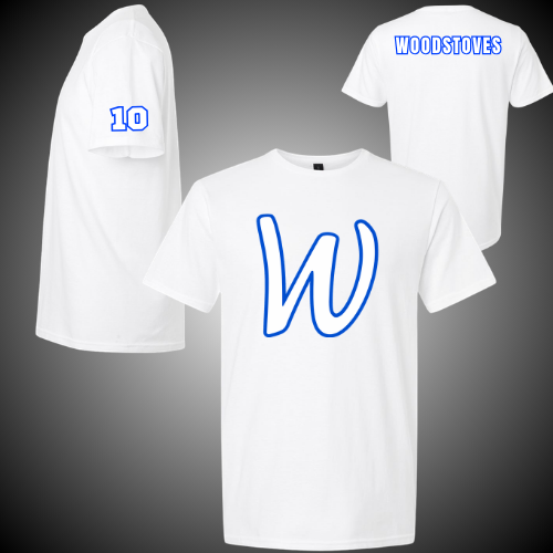 Woodstoves “W” Logo Tee (White)