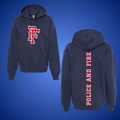 Police & Fire Hoodie – Vertical Statement