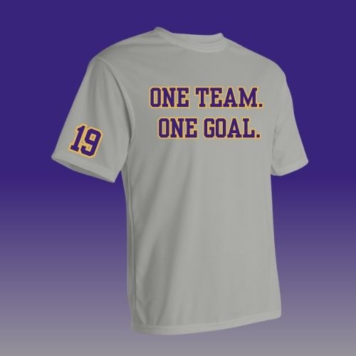 One Team. One Goal. Performance T-shirt