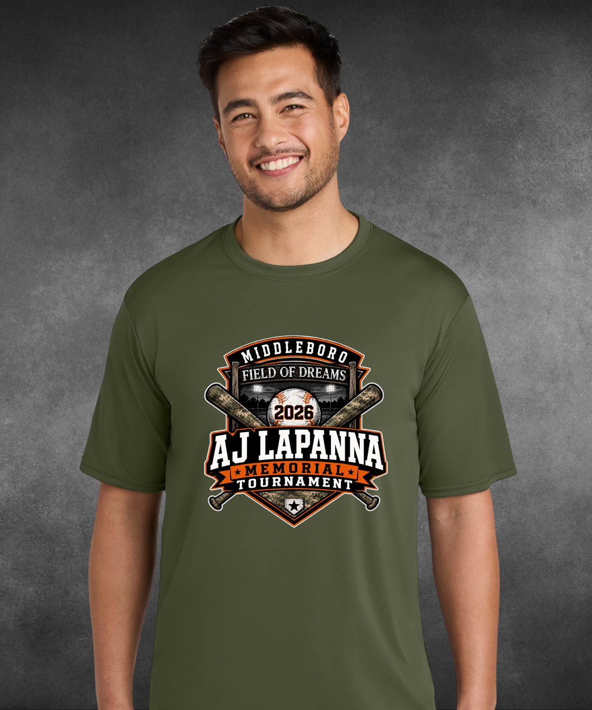 AJ LaPanna Memorial Tournament 2026 – Front Logo Tee