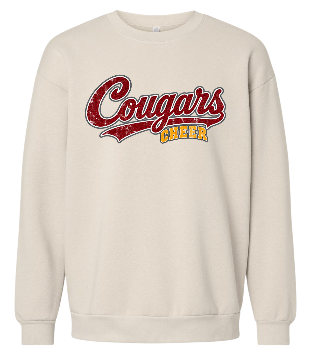 MMC Cougars Cheer Crewneck Sweatshirt