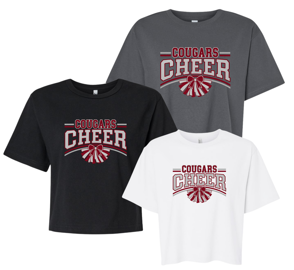 MMC Cougars Cheer Boxy Tee