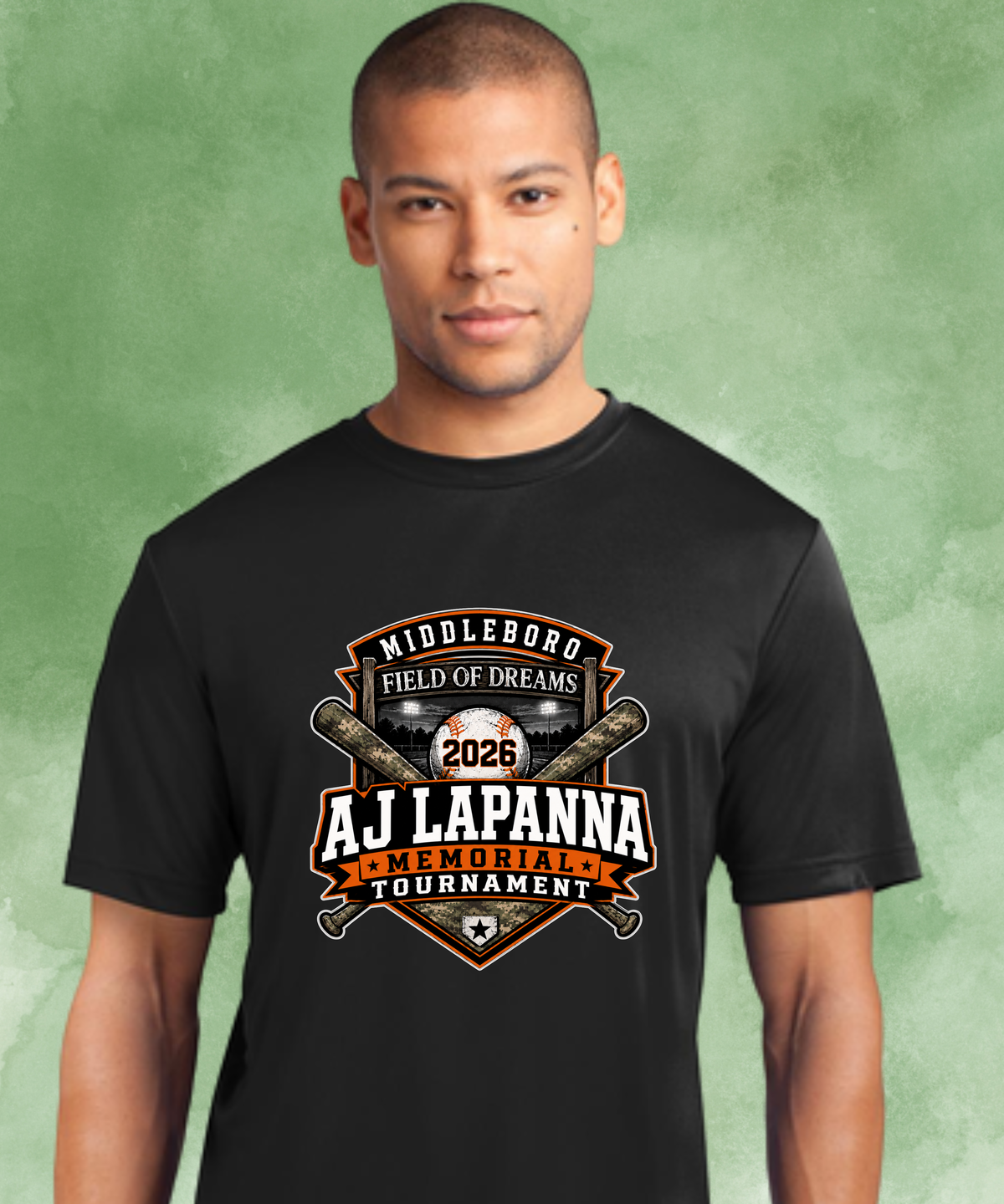 AJ LaPanna Memorial Tournament 2026 – Front Logo Tee
